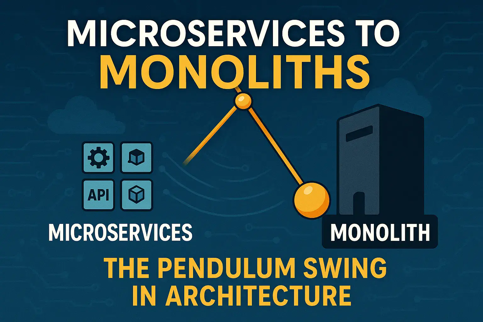 Microservices to Monoliths: The Pendulum Swing in Architecture