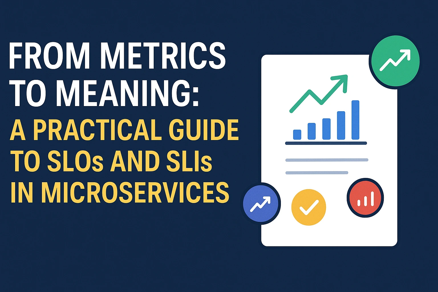 From Metrics to Meaning: A Practical Guide to SLOs and SLIs in Microservices